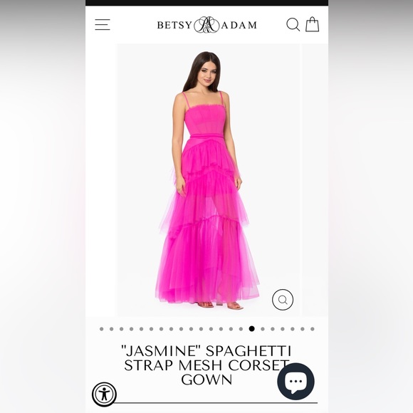 betsy and adam mesh corset dress Betsy & Adam | Dresses | Betsy Adam Long Mesh Corset Gown